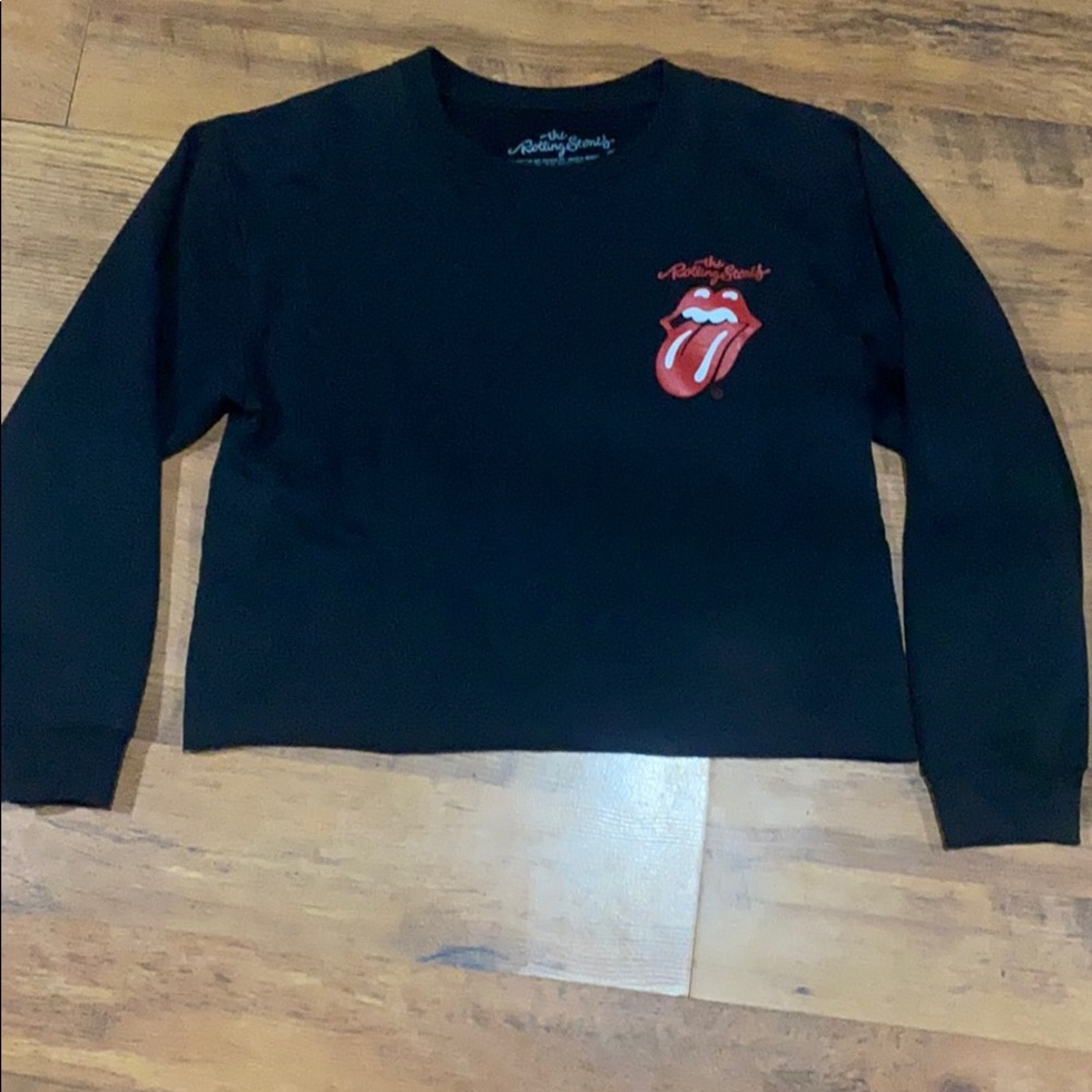 The Rolling Stones crop top